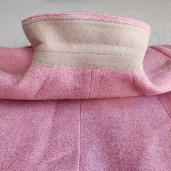 100% wool pink herringbone Schoolboy blazer - Picture 16 of 16